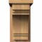 Ekena Millwork Pescadero Smooth Corbel w/Backplate, Western Red Cedar, 7 1/2"W x 14"D x 14"H COR08X14X14PEC01SWR - alternate 2